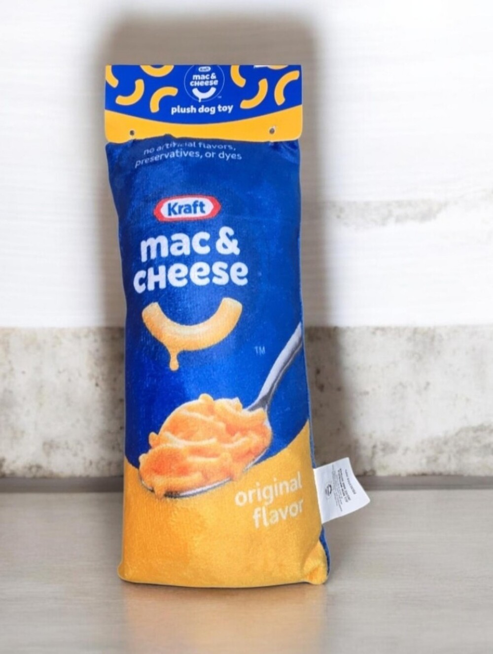 Mac & Cheese Plush Toy - Blue & Yellow Dogs  Stuffed Toy